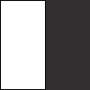 White Plate / Black Buttons
