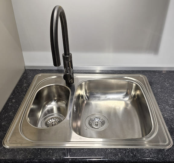 Granberg ES20 shallow kitchen sink