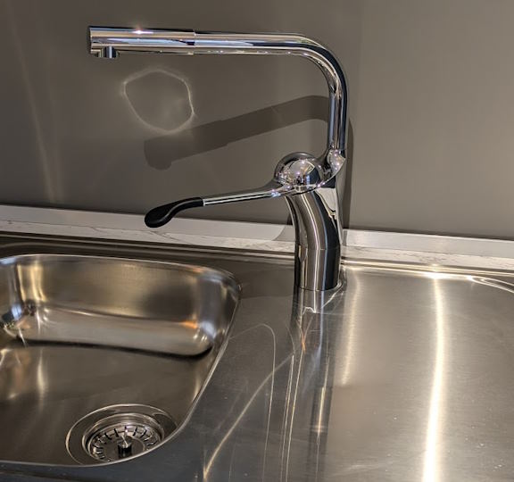 A Granberg Kitchen tap in our showroom