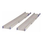 Ultralight Telescopic 3-part, Standard 18cm Channel Ramps, Min. 87 to Max. 288cm Overall Lengths - Pair