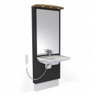 Granberg Designline 417-01-05-10 Electric Washbasin Lift with Mirror, 3 x LED Spotlights, Basin & Waste Kit - Optional Safety System, Tap & Flexible Feeds - Black