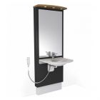 Granberg Designline 417-15-05-10 Electric Washbasin Lift with Mirror, 3 x LED Spotlights, Basin & Waste Kit - Optional Safety System, Tap & Flexible Feeds - Black