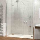 Box Docce 2B Series 4000 - H7 Inline Shower Enclosure with Bi-Fold Doors and Fixed Panel