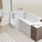 Renaissance Valens 1700x750 / 945mm P-Shaped, Walk-in Easy Access Bath, Left-handed - Optional Accessories