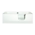 Renaissance Talis 1700x800mm Easy Access Bath with White Styrene Panels and Ultra Low Level Entry Option - Right Handed - Optional Accessories