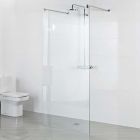 Roman Select 8mm Glass Linear Wet Room Panel - 1000 to 1400mm (with Recommended optional Brace bars)