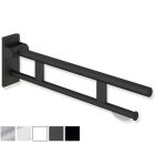 HEWI System 900 - 700mm Hinged Support Rail Duo Design A, w/ TRH - Choice of Finish