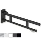 HEWI System 900 - 750mm Hinged Support Rail Duo Design A, w/ TRH - Choice of Finish