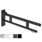 HEWI System 900 - Hinged Support Rail Duo Design B, w/ TRH - Choice of Finish