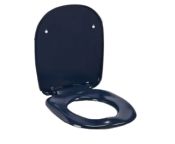 AKW - Dark Blue Ergonomic Toilet Seat w/ Lid