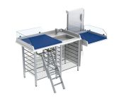 Granberg Height Adjustable Changing Table 334 - Combination 3, Incl. Fixed Changing Table, Border 20 cm