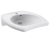 Granberg 425-003 Ergonomic Washbasin, Tap Hole, Overflow - 550x550mm