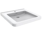 Granberg 425-010 Ergonomic Washbasin, Tap Hole, Overflow - 600x550mm