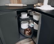 Vauth-Sagel VS COR Wheel Pro, Three Quarter Carousel, Pole Free, Lava Grey Base & Rails - 900mm CAB