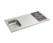 Granberg ESFS Sit-on Sink with a Hob Cut-out for Mini Kitchen, Choice of Size