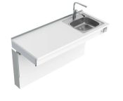 Granberg Wall Mounted Motorised Sink Module 6300-ES11 - Right, Choice of Widths 790-1590mm
