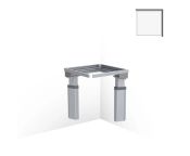 Granberg Kitchen Worktop Lift Baselift Corner 6303LA, 40mm Front, 90°- 90°, Wall-mounted