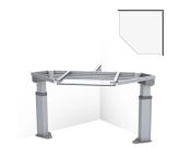 Granberg Kitchen Worktop Lift Baselift Corner 6311LA, 40 mm Front, 45°- 90°, Floor-mounted