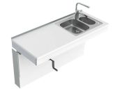 Granberg Wall Mounted Cranked Sink Module 6350-ES20 - Right, Choice of Widths 790-1590mm