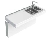 Granberg Wall Mounted Manual Sink Module 6380-ES20 - Right, Choice of Widths 790-1590mm