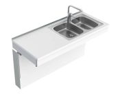 Granberg Wall Mounted Manual Sink Module 6380-ES30 - Right, Choice of Widths 990-1590mm