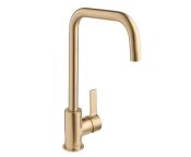 Deva Ashworth Sink Mixer - Brushed Brass Finish