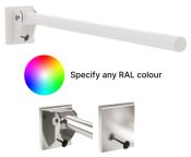 AWS Removable 800mm Friction Single Hinged Support Rail, Concealed Fixings - Specify Your RAL Colour