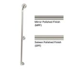 AWS Regent 1200 mm Straight Grab Rail with 3 Fixings - Choice of Finish