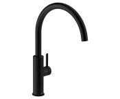 Granberg Trendline KM50 Single Lever Kitchen Mixer - Black Lacquered