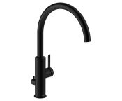 Granberg Trendline KM51 Single Lever Kitchen Mixer with Dishwasher Shut-Off - Black Lacquered