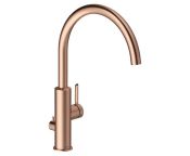 Granberg Trendline KM51 Single Lever Kitchen Mixer with Dishwasher Shut-Off – PVD Copper