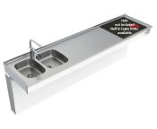 Granberg Wall Mounted Manual Combi Kitchen Module 6380-ESHS4 - Left, Choice of Widths 2190 / 2390mm