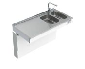 Granberg Wall Mounted Motorised Sink Module 6300-ESG - Right, Choice of Widths 1190-1590mm