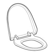 Geberit Seat and Lid for AquaClean 8000 Series Shower Toilets - Alpine White