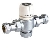 Inta Intamix Low Pressure Under Bath Thermostatic Mixing Valve, 22mm Compression