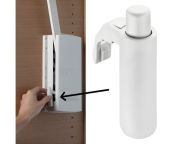 Servetto 2004 - Soft Opening Mechanism, for Pull Down Wardrobe Rail - Choice of Colour (Pair)