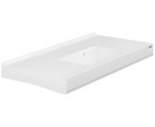 Pressalit MATRIX Square Washbasin, with Overflow, Safety System - 1200x550mm