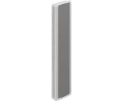 Pressalit PLUS Wall Track, 400mm, Left-Grooved, for Vertical Mounting