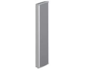 Pressalit PLUS Wall Track, Grooved, 400mm for Right Hand Operated Support Arms - Anthracite Grey