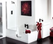 Renaissance Talis 1700x800mm RH Easy Access Bath, White Styrene Panels, 80mm Entry - OPT Accessories