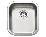 Ropox 30-45008 (A-400) Stainless Steel Inset Shallow Bowl Insulated Sink – 460 × 400mm, 100mm Deep