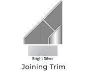 Showerwall H Join Trim - 2450mm Length - Bright Silver Finish