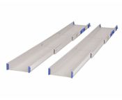 Ultralight Telescopic 2-part, 19cm Wide Channel Ramps, 75 to 202cm Overall L - (Pair)