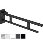 HEWI System 900 - 900mm Mobile Hinged Support Rail Duo - Choice of Finish