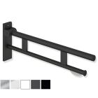 HEWI System 900 Hinged Support Rail Duo Design B, w/ TRH - Choice of Finish