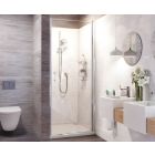Roman Innov8 8mm Glass Shower Enclosure, Pivot Door Alcoves 760-900mm