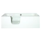 Renaissance Talis 1700x800mm Walk-in Easy Access Bath, High Gloss White MDF Front Panels, Left-handed - Optional Accessories