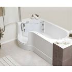 Renaissance Valens 1700x750 / 945mm P-Shaped, Walk-in Easy Access Bath, Left-handed