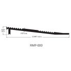 RMP-000 AWS Modular Ramp System - 100mm Wide Aluminium Ramp - 0 to 12.7mm Rise (Cross Section)