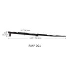 RMP-001 AWS Modular Ramp System - 152mm Wide Aluminium Ramp - 0 to 12.7mm Rise (Cross Section)